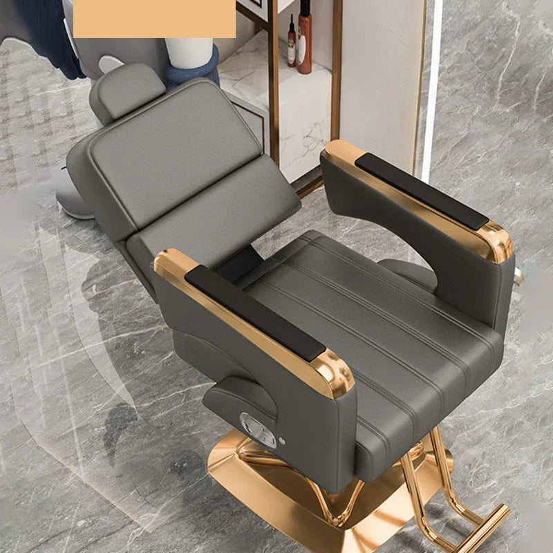 Barber Shop Barber Chair, 360° Rotatable, Hydraulic Lift Chairs, New Design, Customizable Hair Salon Store Furniture Wholesale