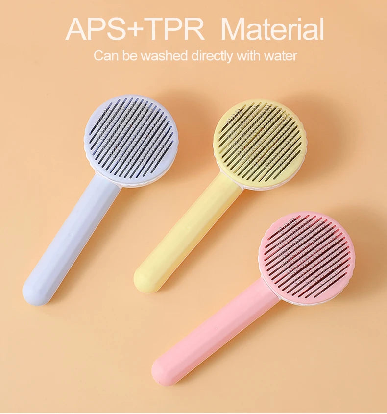 Pet Dog Hair Brush Cat Comb Grooming And Care Cat Brush Stainless Steel Comb For Long Hair Dogs Cleaning Pets Dogs Accessories