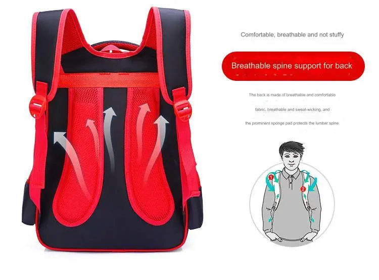 Spider King 3D Kids Backpack - Durable and Stylish Design!