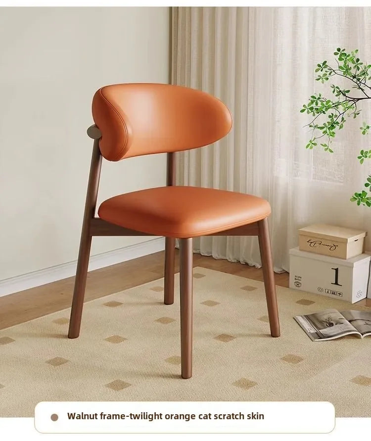 Lounge Vanity Dining Room Chairs Office Single Gamer Home Kitchen Chair Wooden Design Chaises Salle Manger Furniture XR50CY