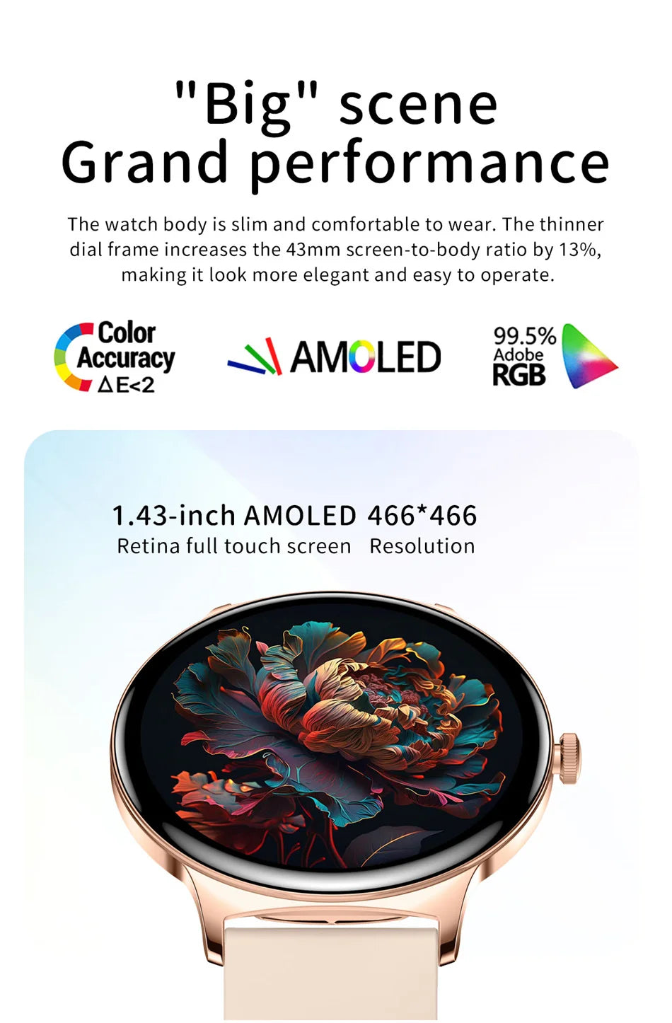 For Huawei Xiaomi New Ultra Thin Smart Watch Women Screen Always Display Time Sports Bracelet Bluetooth Call Fashion Smartwatch