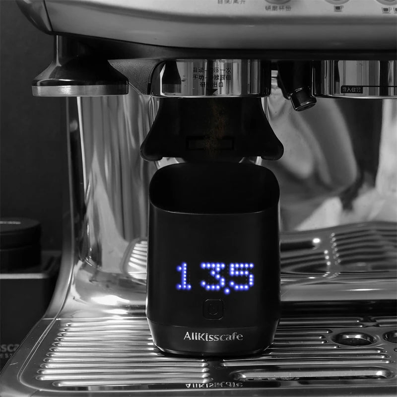 AliKisscafe Digital Dosing Cup Coffee Scale Display Tray Precise Scale Measuring Cup Kitchen Barista Tools Espresso Accessories