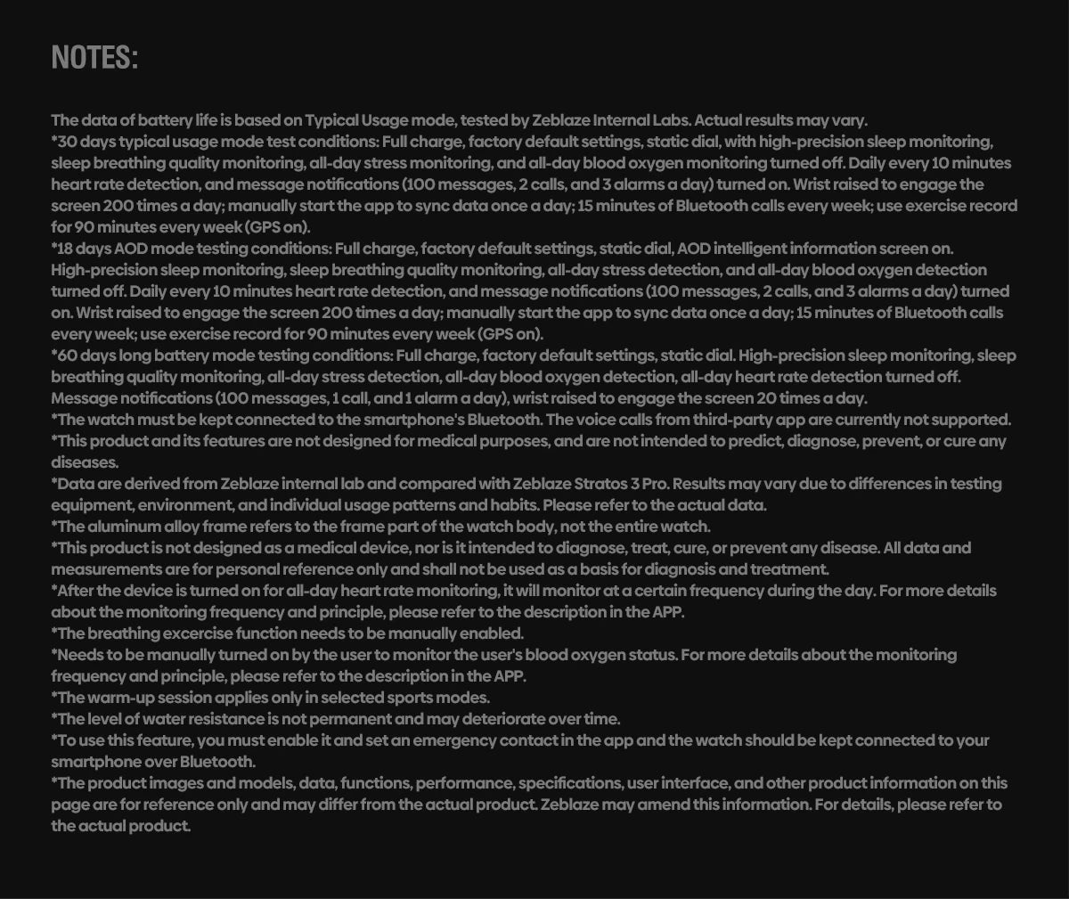 NEW Zeblaze Stratos 4 GPS Smart Watch 1.43 AMOLED Display Built-in Compass Barometric Altimeter Flashlight Voice Call Smartwatch