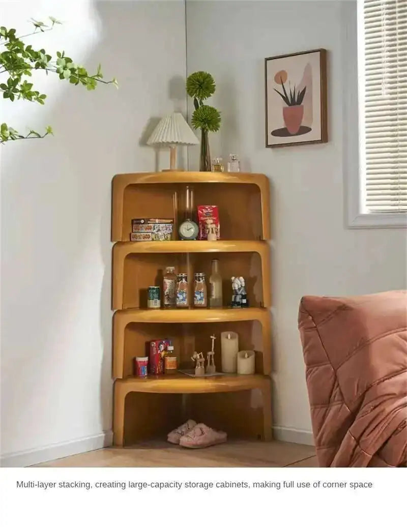 Nordic Round Color Side Table Creative ABS Plastic Coffee Tables Designer Living Room Furniture Modern Home Storage Corner Table