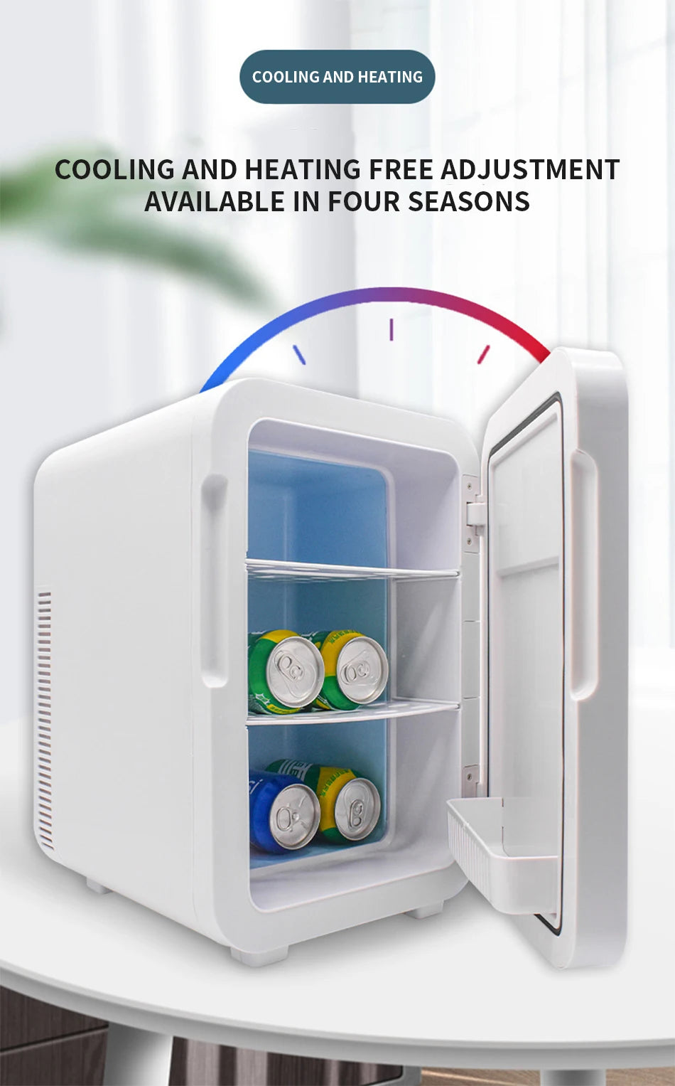 New 2025 20L car mini small refrigerator household cosmetics car refrigeration portable small refrigerator