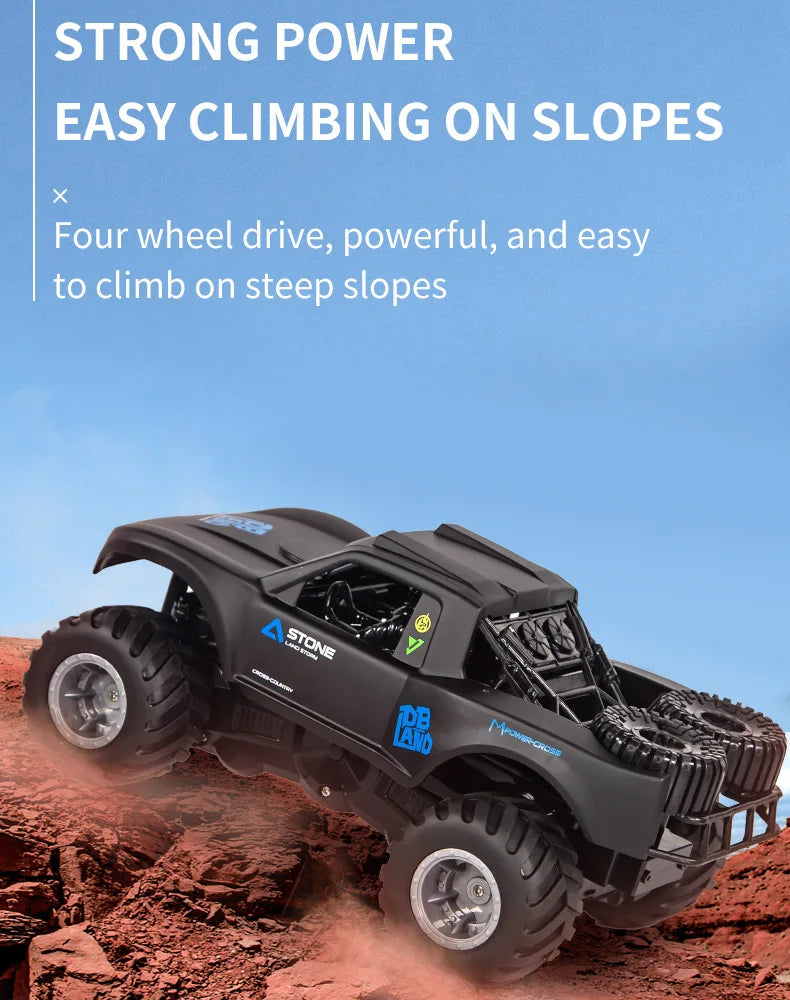JJRC Q156 4WD 2.4G Amphibious Off-road Climbing RC Flip Stunt Car Racing All-terrain Waterproof Children's RC Toys Gifts