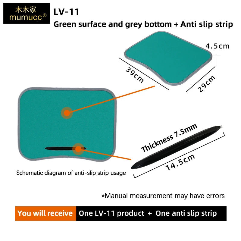 MUMUCC Multifunctional Laptop Desk With Cushion and Filled with Foam Particles, Small Pillow Table, Hard Mouse Pad Large