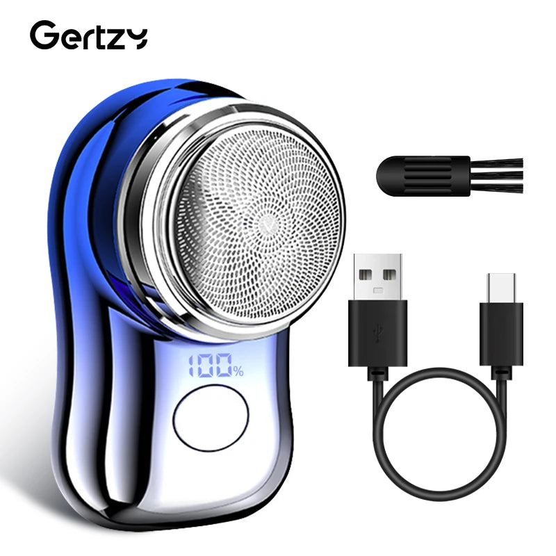 Rechargeable Mini Electric Shaver - Portable, One Button, Easy to Carry Shaver