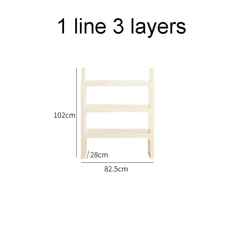 Module Modular DIY Furniture Storage Shelf Bookrack Bookshelf Bookcase Plastic ABS Customized Size Cabinet Multi-function