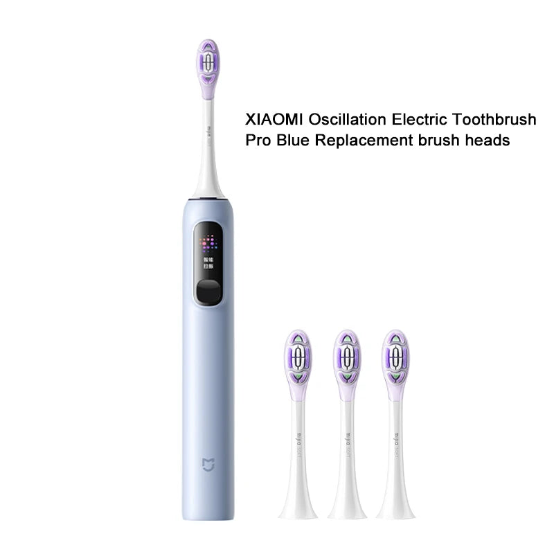 XIAOMI MIJIA Sonic Vibration Electric Toothbrush Pro,Smart 4 Modes, Long Battery Life, IPX8 Waterproof,LED Screen & Travel Lock