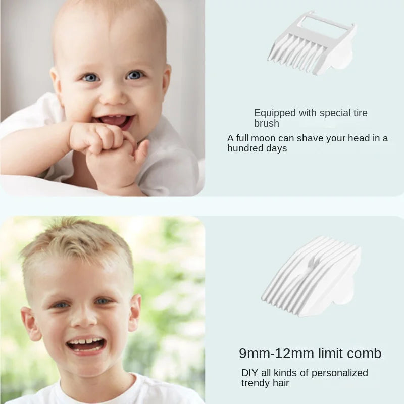 Silent Baby Hair Clipper Children Hair Clippers Electric Quiet Trimmer Kids Cutting Machine Infant Women Pet Hair Shaver