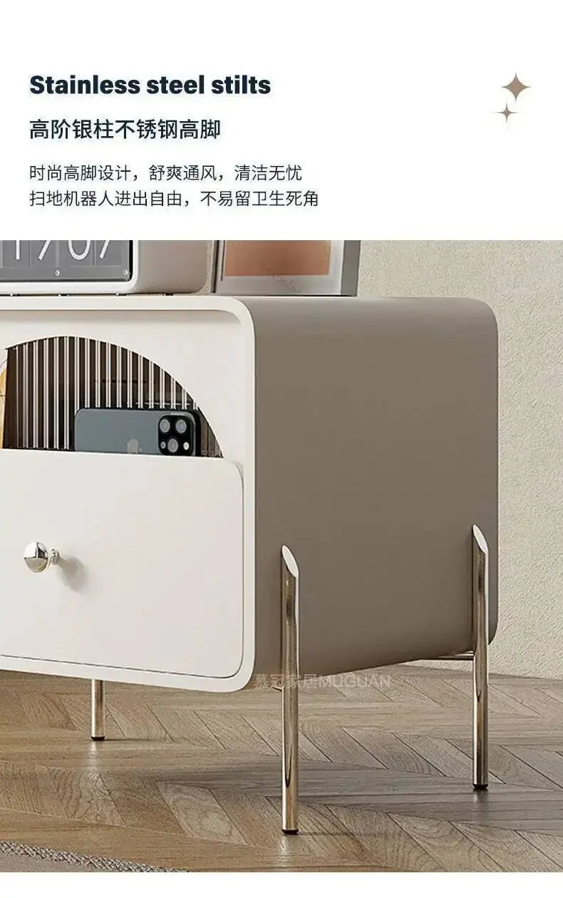 Modern Women Children Nightstands Storage Filing Design Table Nightstands Children Chevet Chambre Bedroom Furniture YN50CN