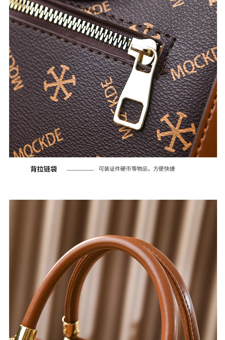 2024 Fashion New Boston Pillow Bag Soft Leather Women's Handbag Versatile Classic Shoulder Bag Large Capacity Crossbody Bag