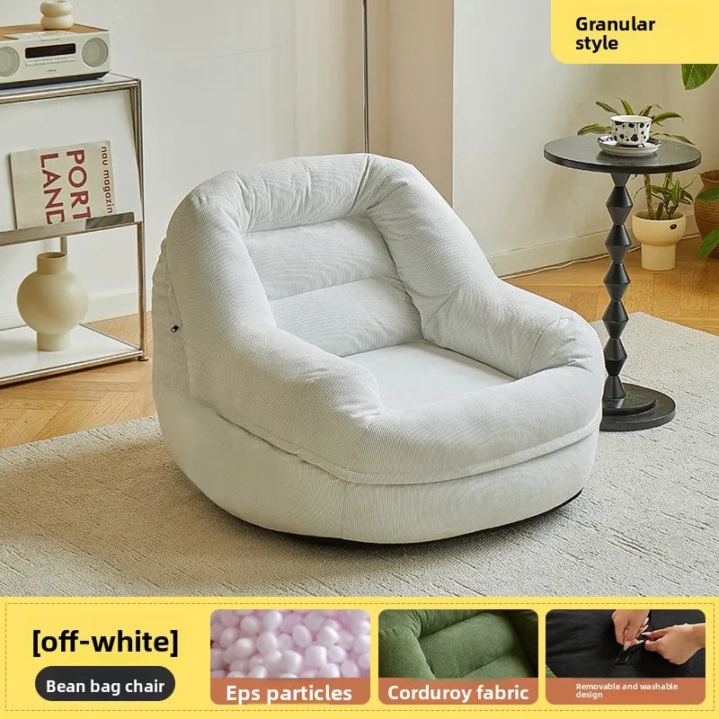 Lazy sofa reclining and sleeping bedroom single small sofa small balcony living room reading leisure decompression nest chair