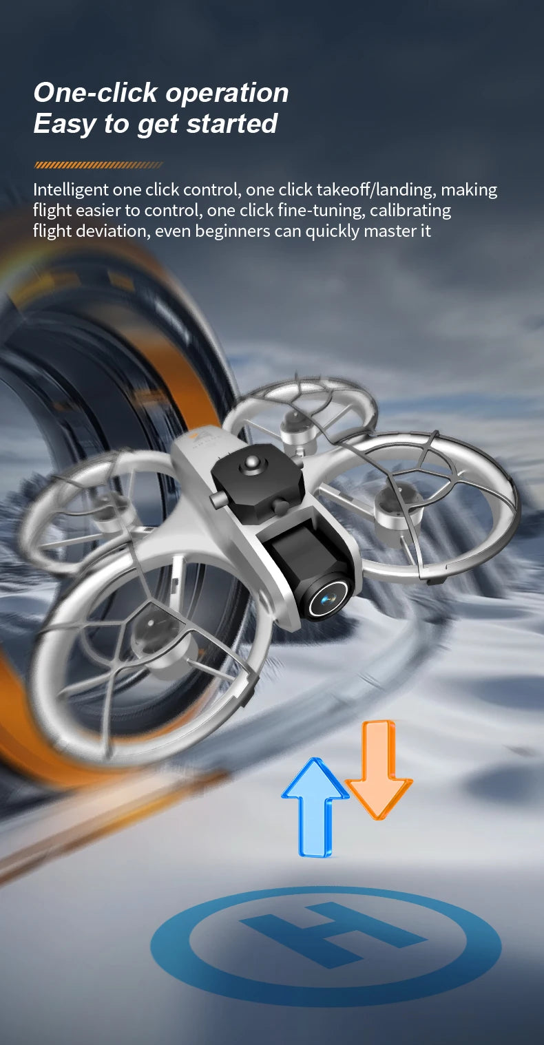 Professional Mini RC Drone 4K WIFI FPV HD Aerial Photography Brushless motor Optical Flow Positioning Dual Camera Quadcopter Toy