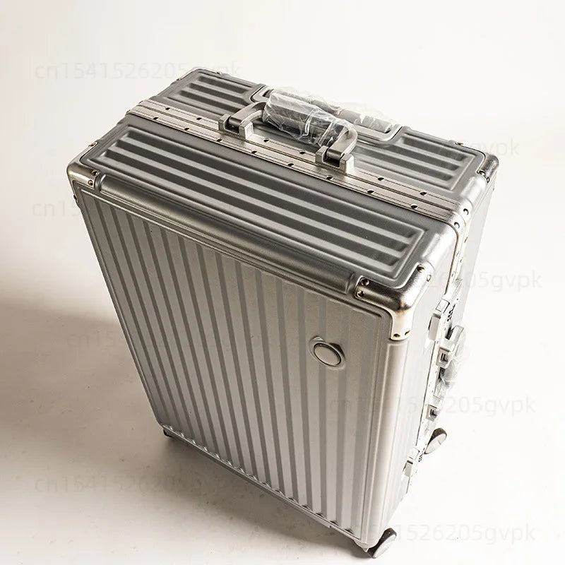 20/24 Inch Large Capacity PC Rolling Luggage Case TSA Combination Lock Business Metal Frame Travel Suitcase on Wheels Travel Bag
