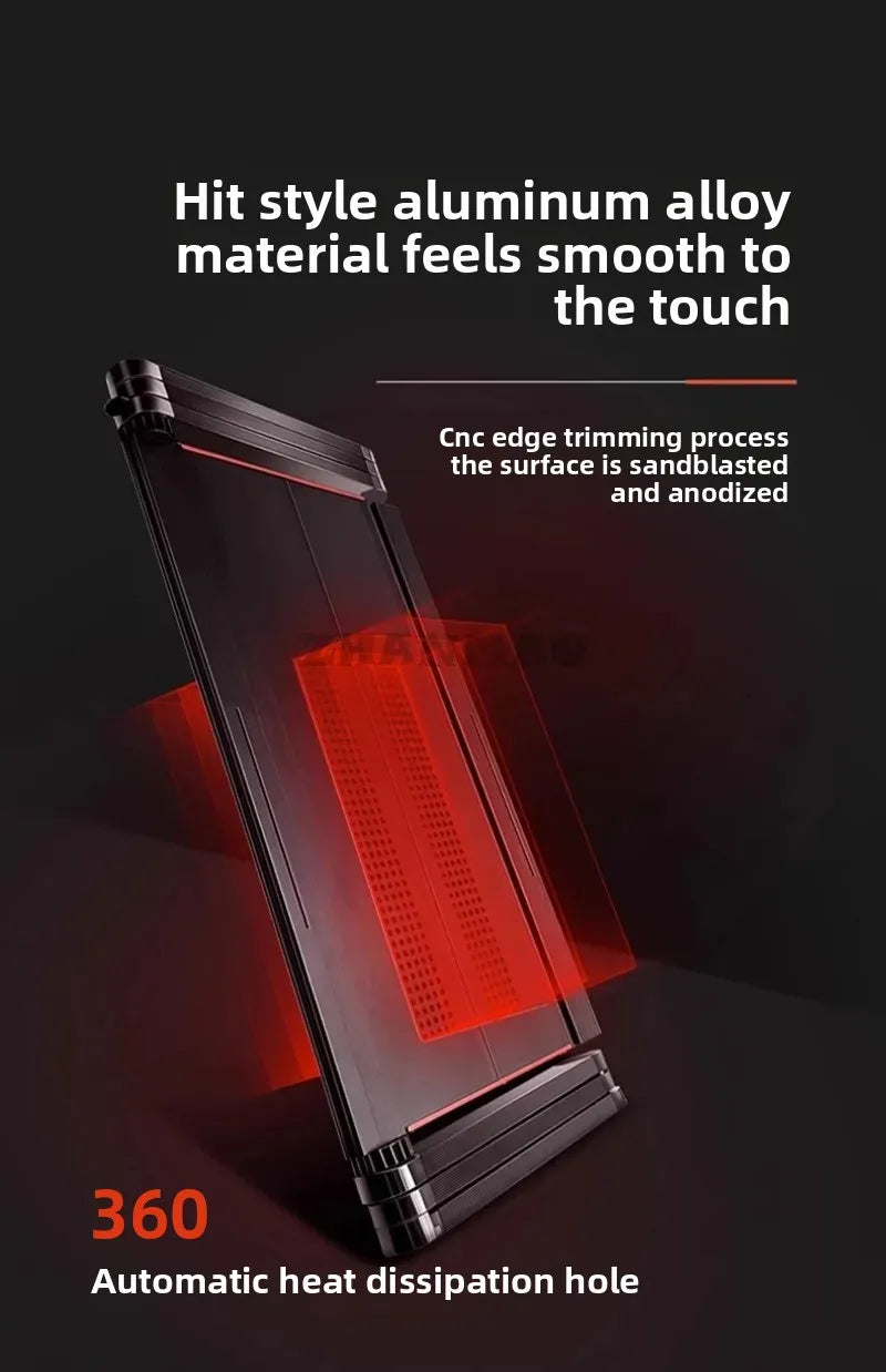 Lying Flat on The Bed, Laptop Desk, Foldable Tablet Stand, Adjustable and Movable, Writing Desk for Lying Down Desk Table