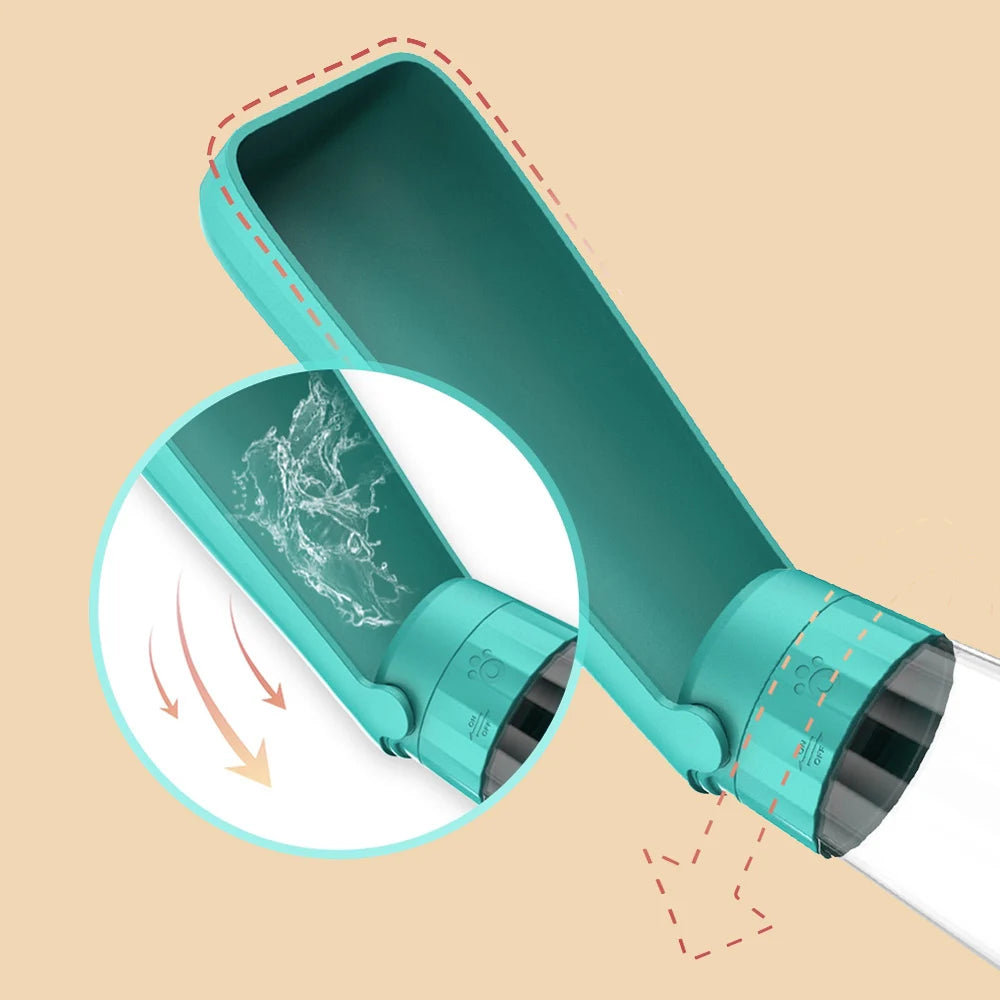 Outdoor Portable Dog Water Bottle For Small Large Dogs Cats Leak Proof High Capacity Pet Drinking Bowl Labrador Beagle Supplies