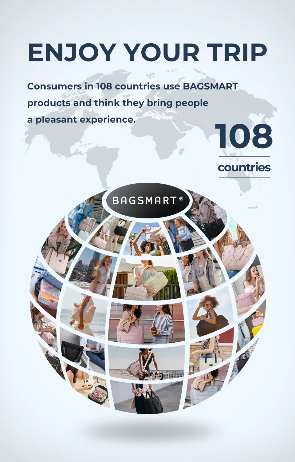 BAGSMART Women's Bag Large Capacity Solid Color Tote Bag Versatile Handbag for Commuter Work Student Class Shopping bag