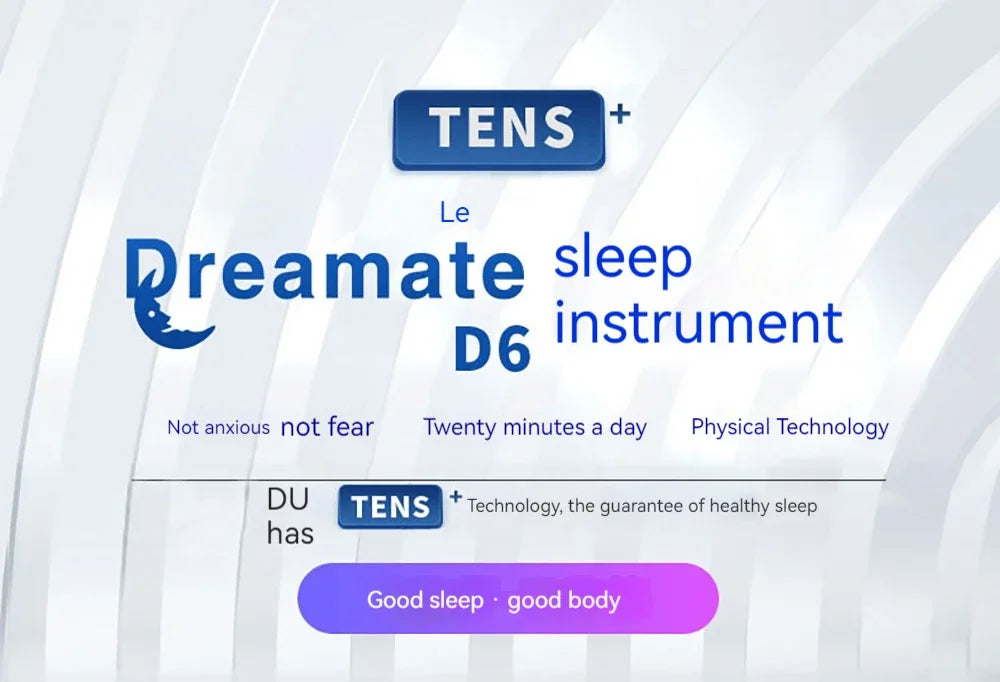 TENS Sleeping Aid Electric Massager Relieve Headache and Migraine Help Sleep Night Anxiety Therapy Relaxed Pressure Relief Tools