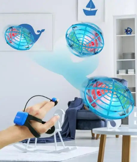 Mini Watch RC UFO Drone With Light Gesture Sensing Quadcopter Anti-collision Flying Ball Helicopter Drones Toys for children