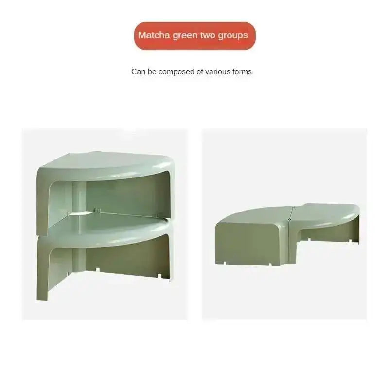 Nordic Round Color Side Table Creative ABS Plastic Coffee Tables Designer Living Room Furniture Modern Home Storage Corner Table