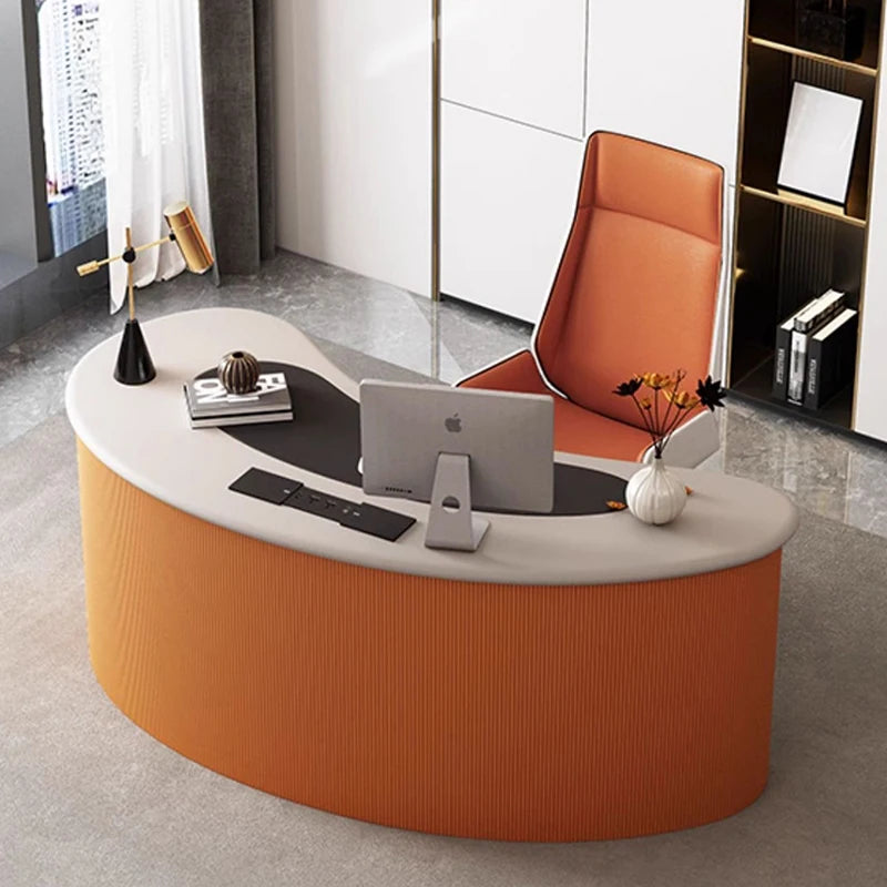 Crafts Aesthetic Office Desk Display Minimalist Cute Small Office Desk Study Modern Escritorio Oficina Commercial Furniture
