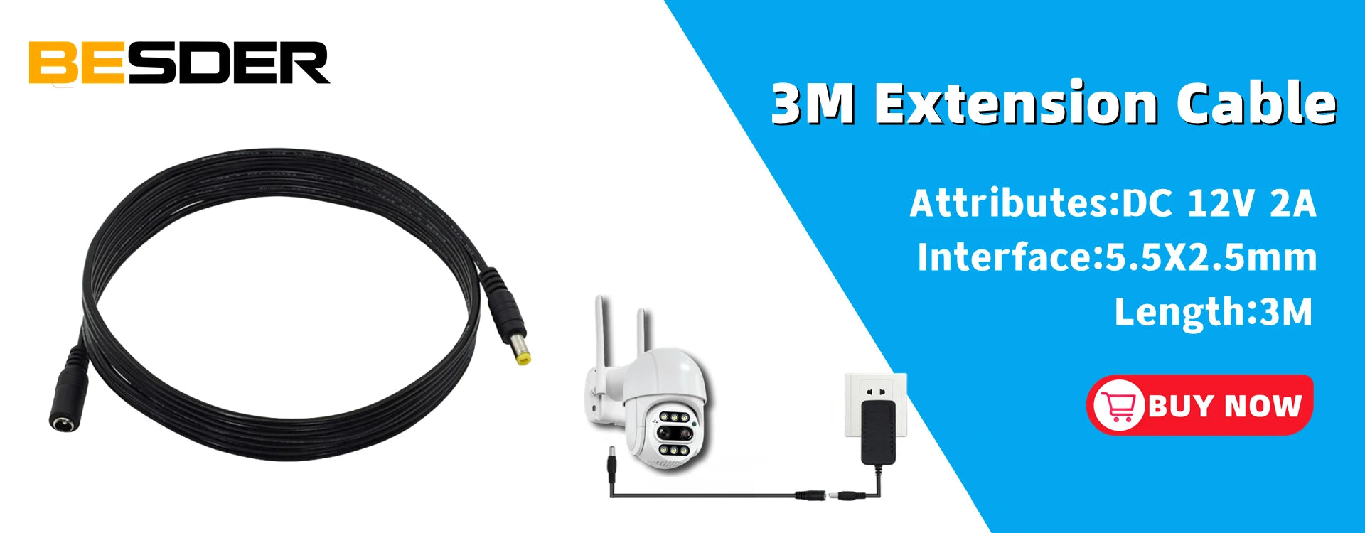 BESDER 8MP Wifi Camera 4K 180 Panoramic Outdoor Camera 2 Way Audio Wireless CCTV IP Camera IR Version Home Surveillance Camera