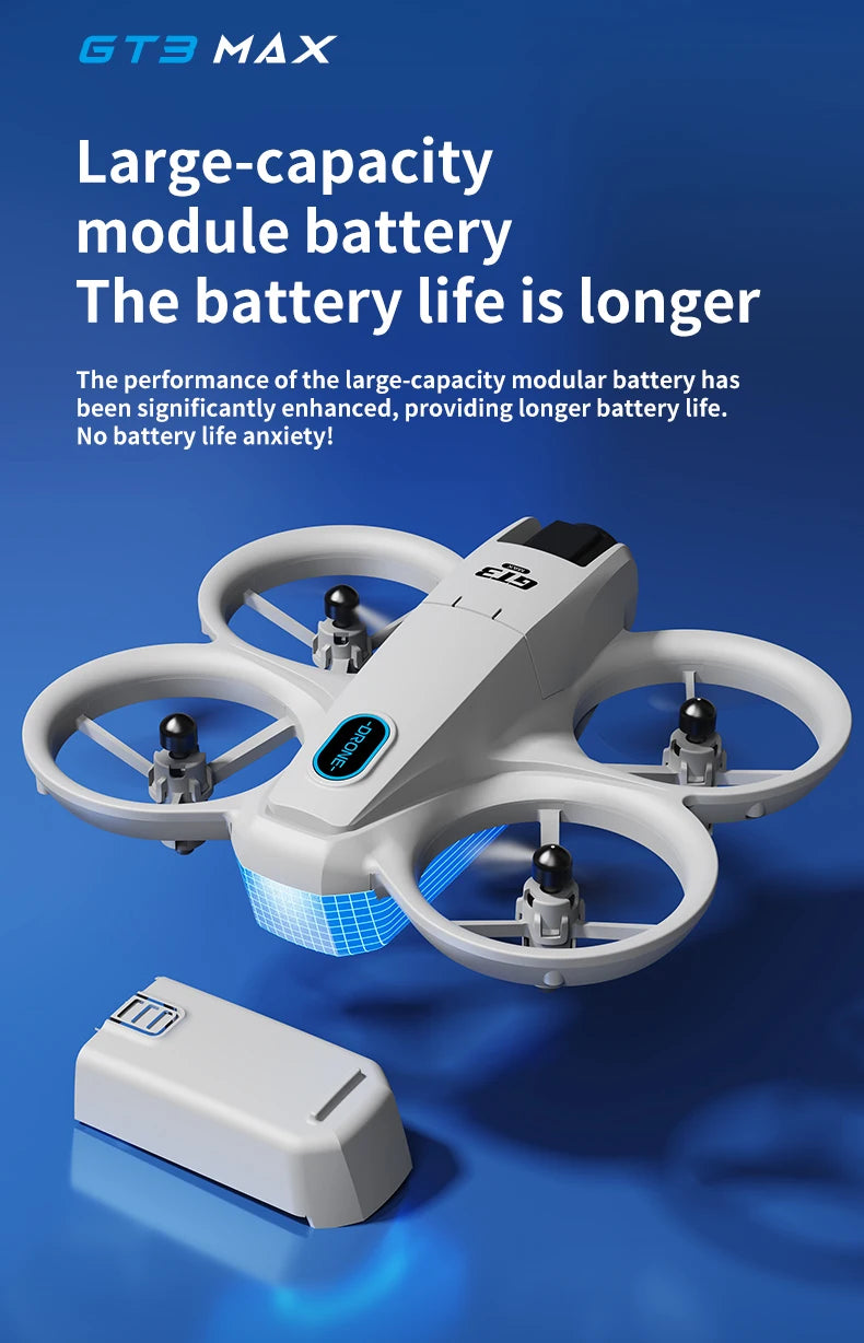 Original GT3 MAX Drone 8K Professional HD Aerial Photography Remote Control Aircraft 5G HD Dual Camera Mini Quadcopter Toy UAV