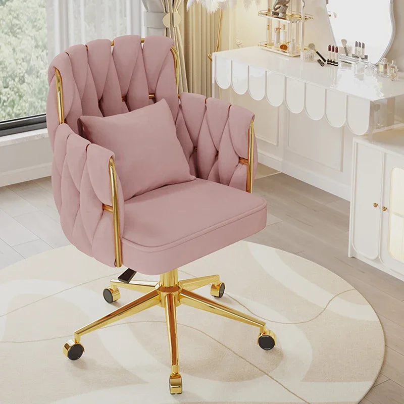 Study Throne Office Chair Vanity Modern Ergonomic Luxury Nordic Office Chair Designer Relaxing Sillas De Oficina Salon Furniture