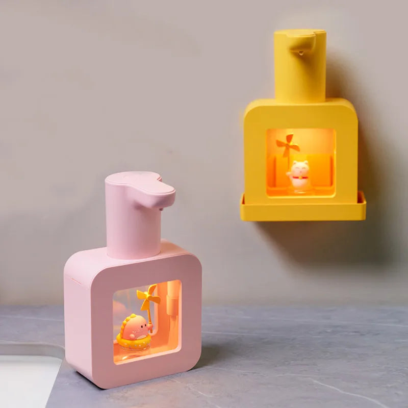 New Automatic Soap Dispenser Cute Pet Contact Free Hand Sanitizer USB Charging 400ml Liquid Dispensers Wash Handtizer Personal
