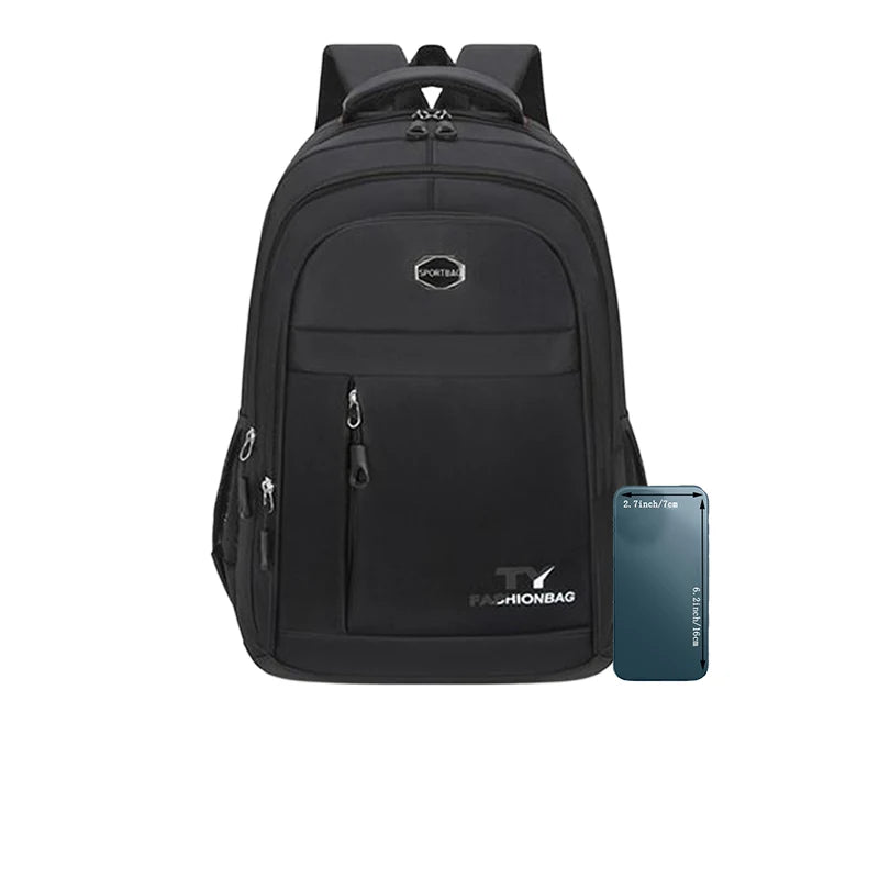 Men's and women's large-capacity trendy outdoor travel casual backpacks and schoolbags, airplane cabin backpacks