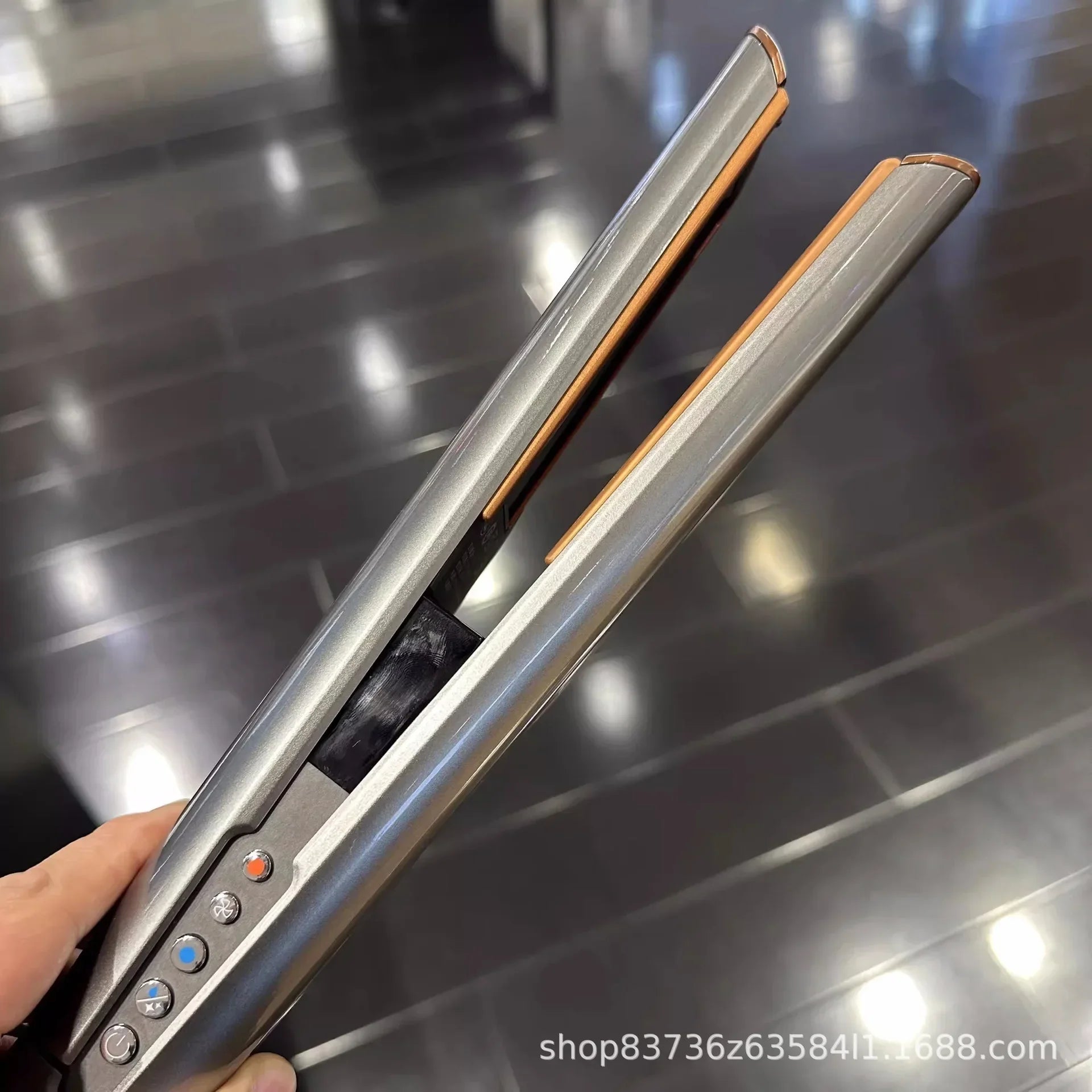 New Dry and Wet Flat Comb Portable Curling Iron Hair Salon Negative Ion Curling Iron Hair Dryer Straight Clip  Cepillo Rizos 다이슨