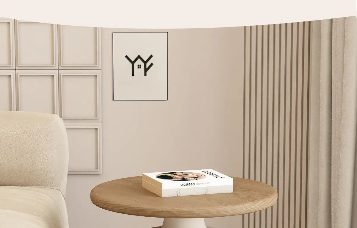 Cream style Martini coffee table, living room, small household, simple iron round shape