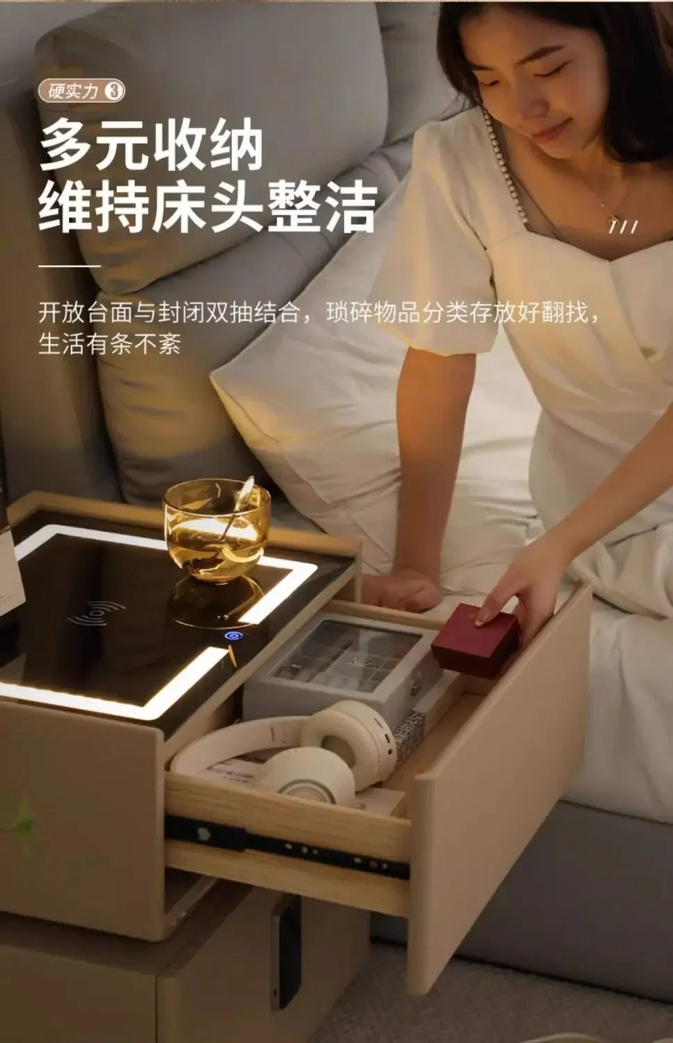 Dresser Bedroom Closets Living Room Bedside Table Small Design Gamer Cabinet Nightstands Side Hanging Nordic Meubles De Chambre