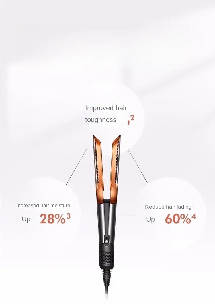 New Dry and Wet Flat Comb Portable Curling Iron Hair Salon Negative Ion Curling Iron Hair Dryer Straight Clip  Cepillo Rizos 다이슨