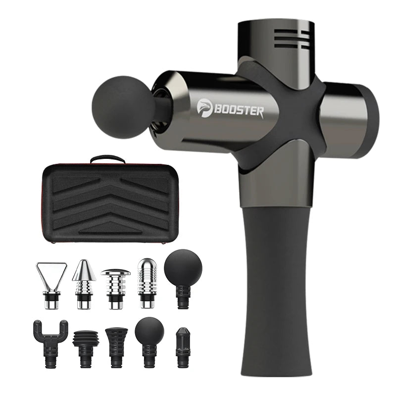 BOOSTER Pro 3 Deep Tissue Massage Gun Muscle Stimulator Body Massager Fascial Gun Relax Low Noise for Fintness Shaping