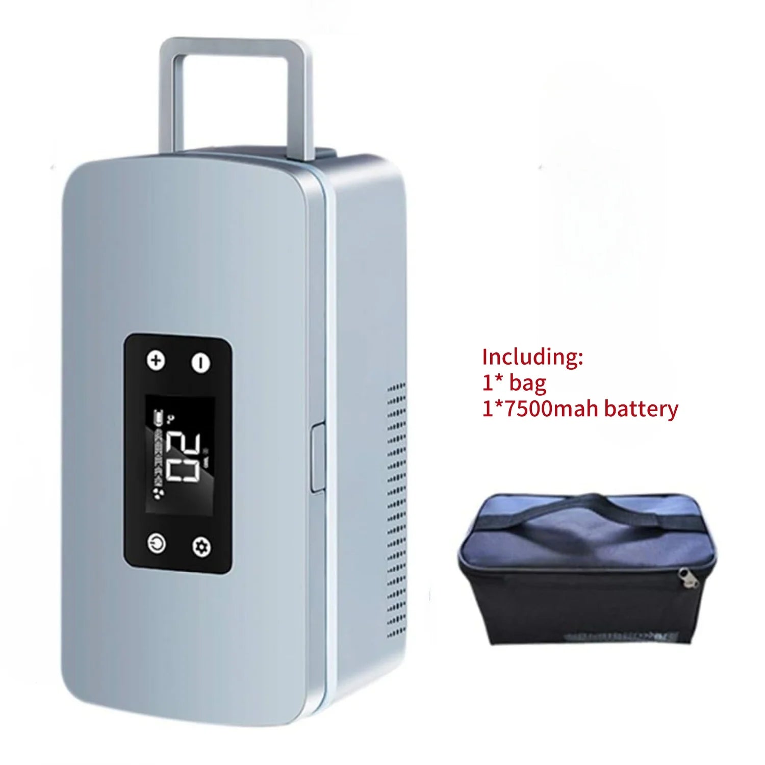 USB Insulin Refrigerator Mini Car Medicine Cold Box with Bag & 7500mah Battery Constant Temperature Small Rechargeable Fridge