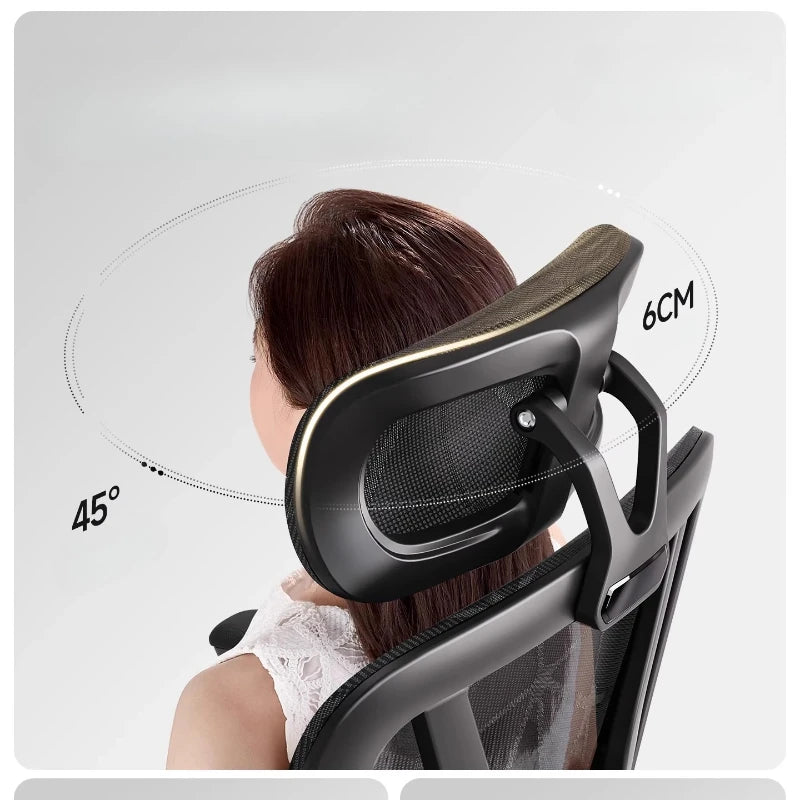 Luxury Office Chair High Back Computer Desk Chair Adjustable Height Swivel Rolling Chair Home Office Sillas Gaming Furniture