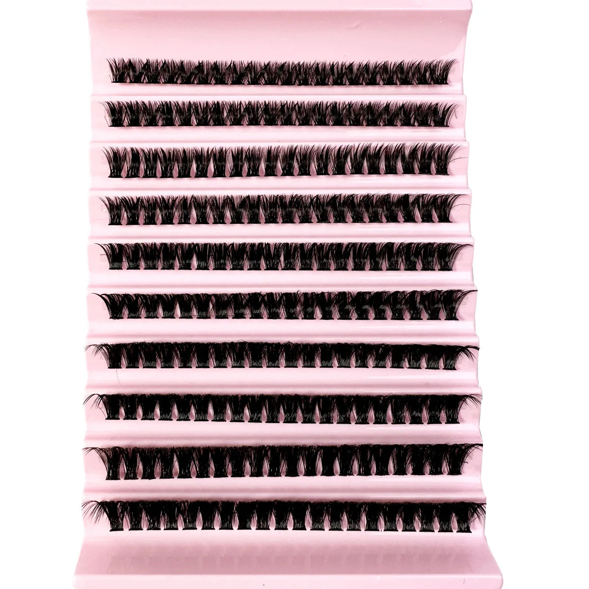 Faux Mink Eyelashes 540Cluster C Curled 9-16mm Mixed Natural Eyelash Extension 3D Russian Strip Personal Eyelash Makeup Tool