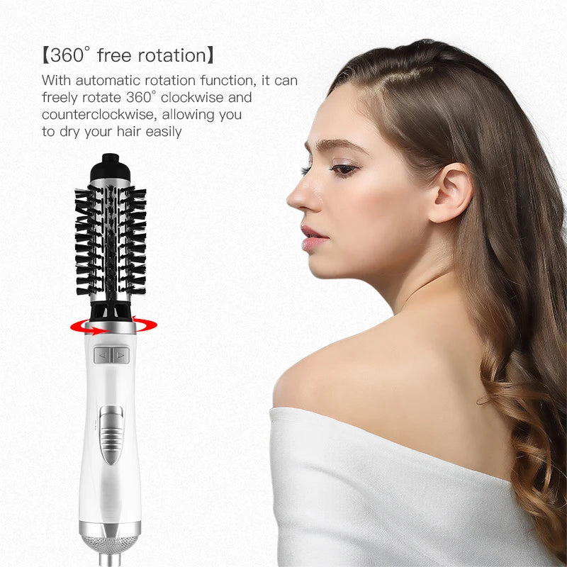 Hot Selling Automatic Rotating Hot Air Brush 2-In-1 Hair Salon Comb Straight Hair Brush And Portable Home Hot Air Comb