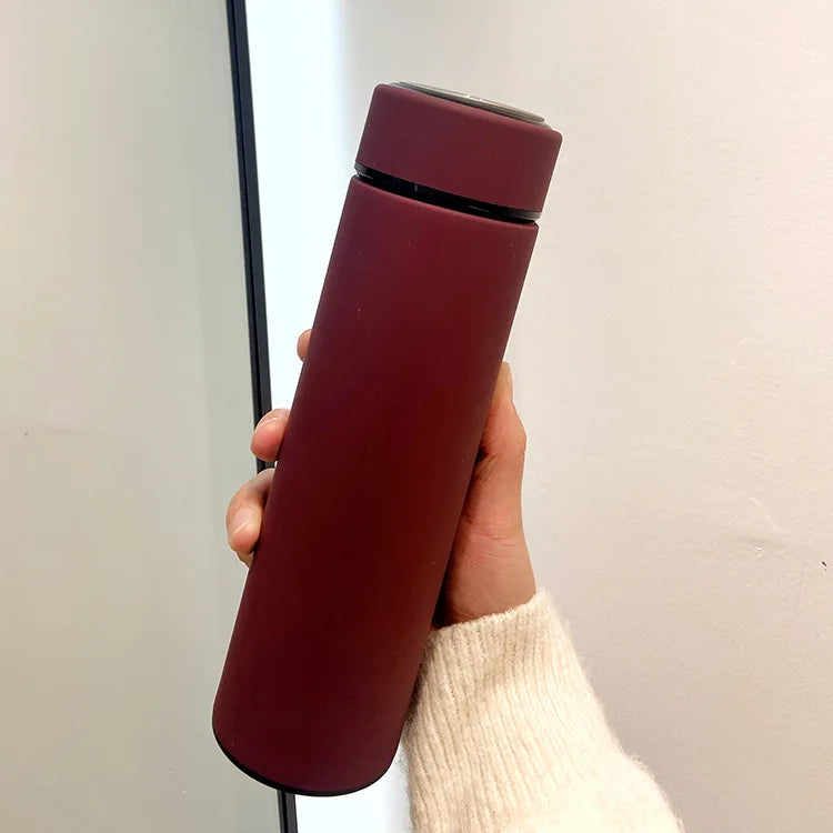 500ML Portable Thermos Bottle 304 Stainless Steel Thermal Water Bottle Insulated Flask Cup Outdoor Camping Drinkware