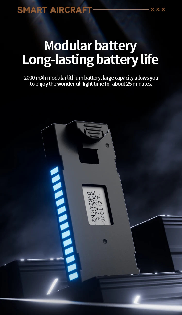 Xiaomi M5 Drone 8K Professional HD Triple Camera Brushless Motor Optical Flow Positioning Foldable Quadcopter RC Drone Toy New