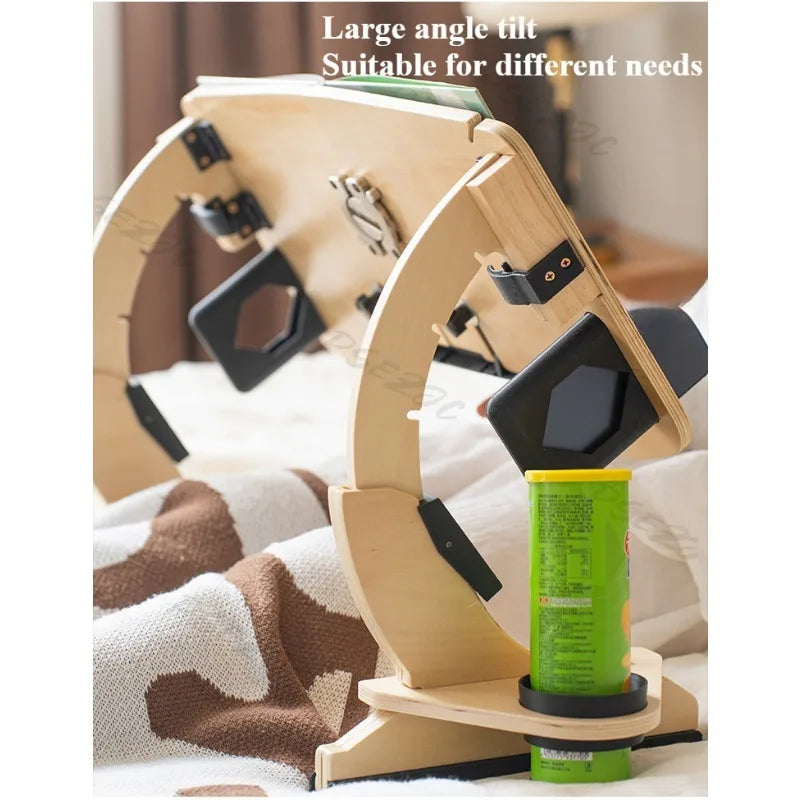 Home Lazy Bed Dining Table Dormitory Study Folding Office Desk Multi Functional Notebook Learning Tool