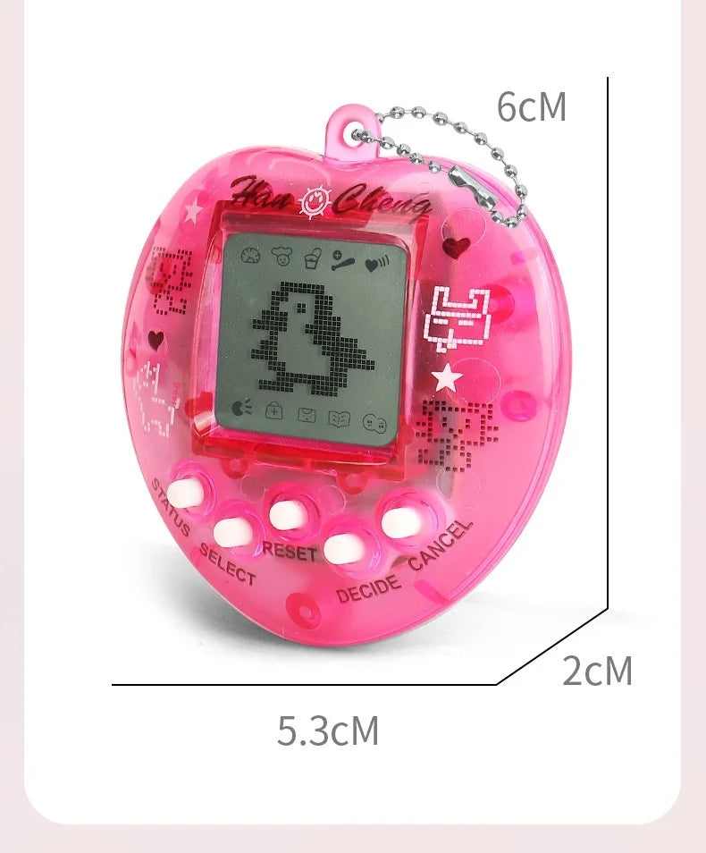 Hot Selling Electronic Pet Machines Handheld Mini Nostalgic Game Consoles Children'S Puzzle Toys, Hanging Decorations Gifts