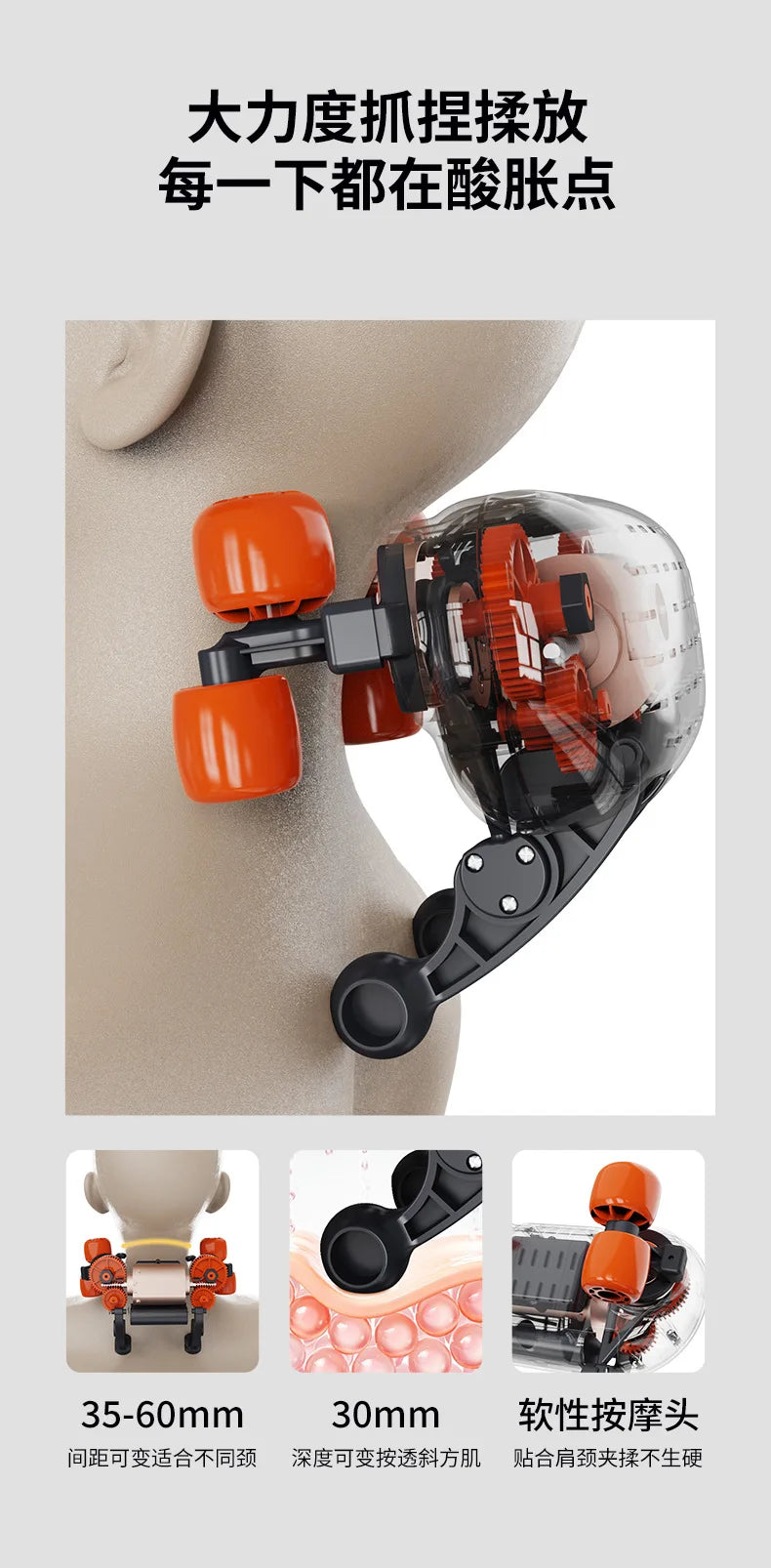 Electric Massage Pad Neck Massage Massager Waist and Neck Dual-purpose with Remote Control Plug Style