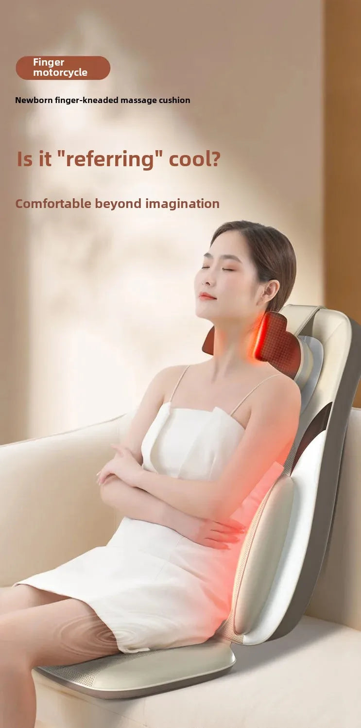 Dual-use Waist Walking Buttocks Cushion Vibrator Cushion for Back, Multifunctional Full Body Massage Mat, Neck and Back Massager