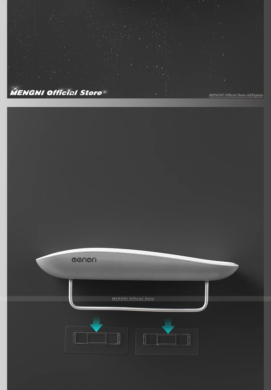 Bathroom Shelf Storage Rack Holder Wall Mounted Shampoo Spices Shower Organizer Bathroom Accessories with Towel Bar