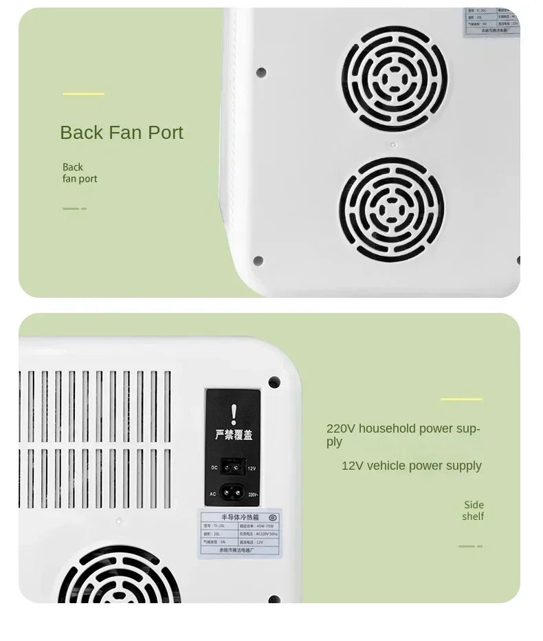 220V EOS Mini Compact Refrigerator for Bedroom, Dorm Room, Office and Travel CAB