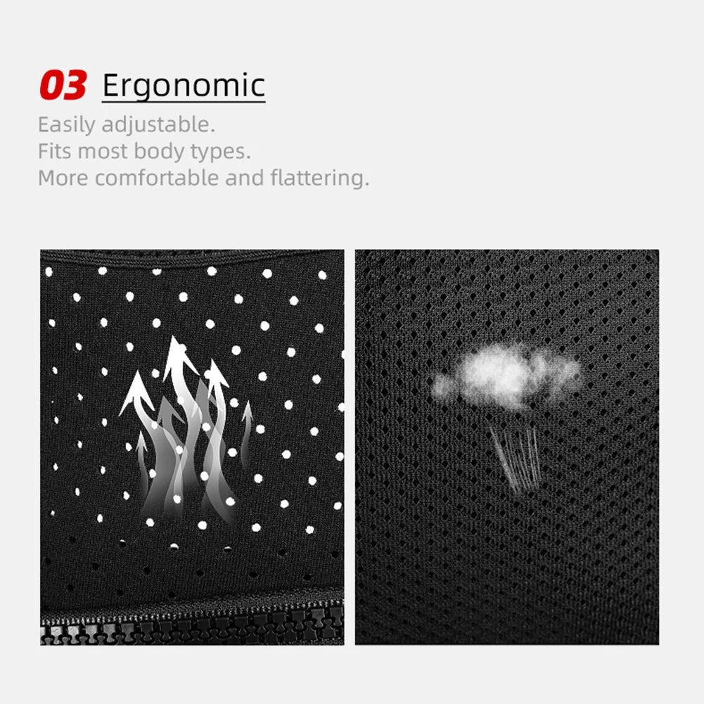 Sports Chest Bag Lightweight Front Chest Pack Running Vest Bag With Pocket Phone Holder Large Capacity Waterproof Tactical Vest